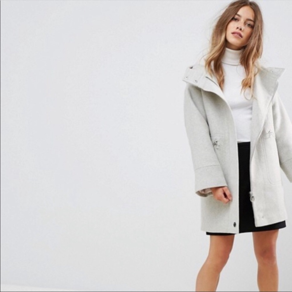 NWT ASOS gray coat